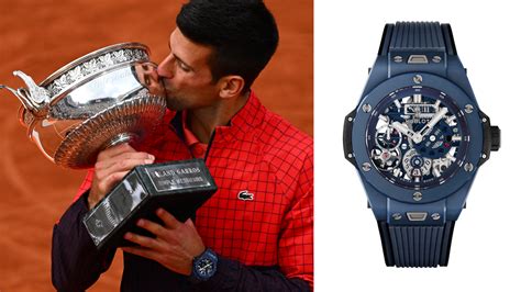 Novak Djokovic Wore a Blue Hublot Big Bang After 